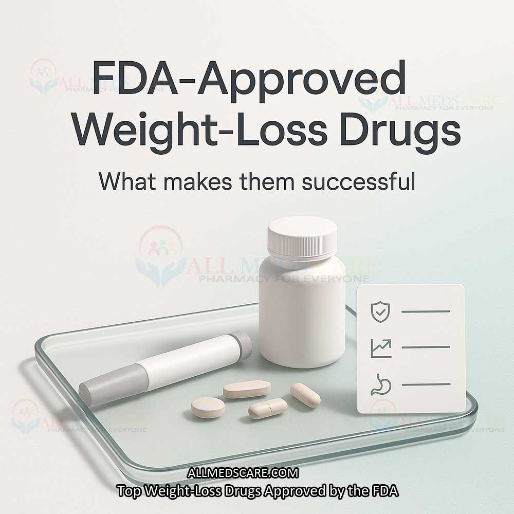 Top Weight-Loss Drugs Approved by the FDA - Allmedscare.com